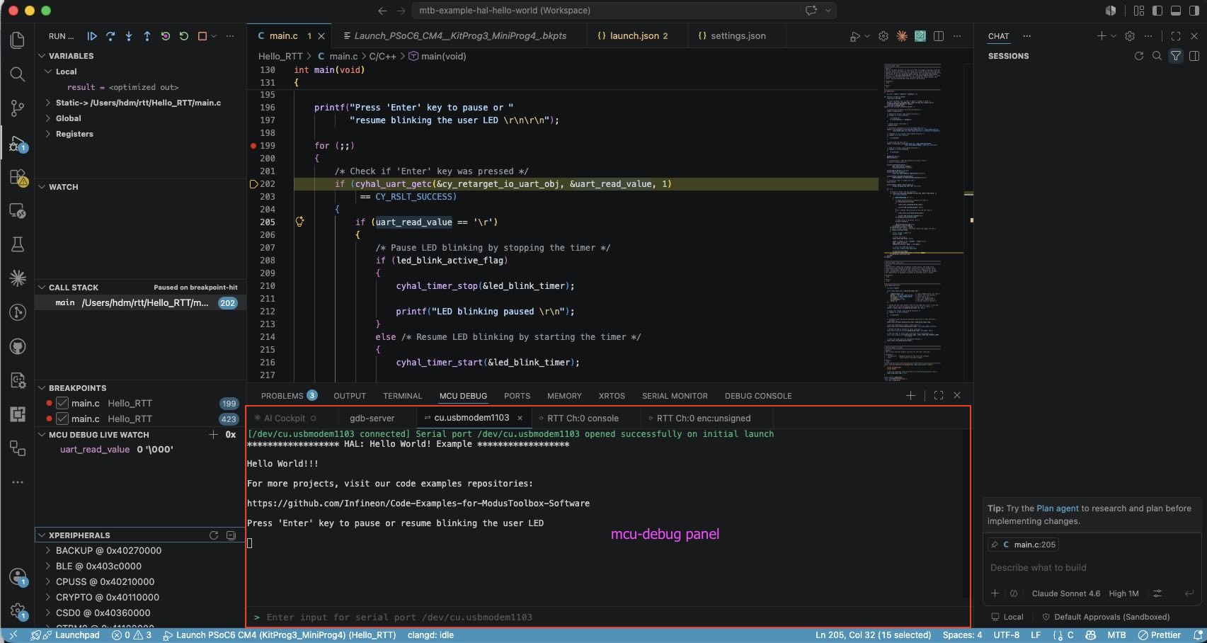 VSCode with MCU-Debug